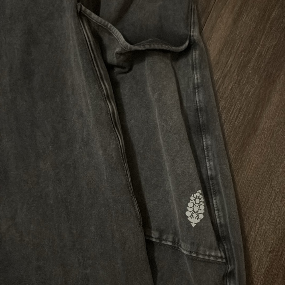 Free People Washed Charcoal Scoop-Neck Jumpsuit - Picture 10 of 14